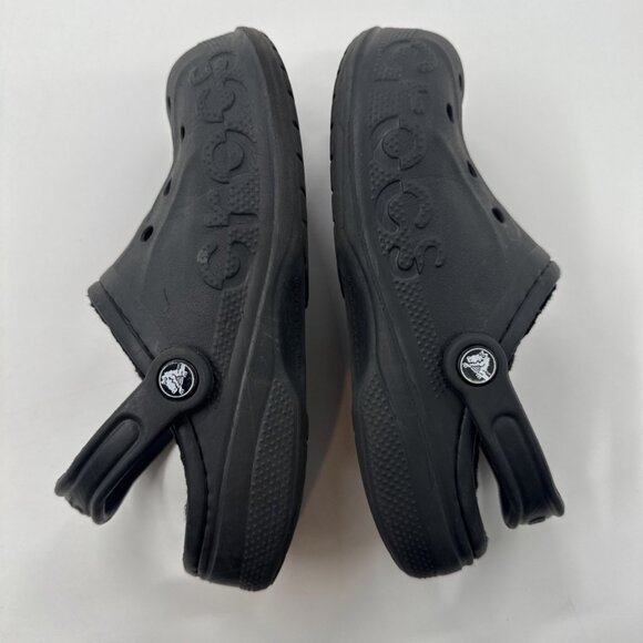 Crocs Dual Comfort Fleece Lined Crocs Womens 7 Blue Clogs Mens 5 Casual read - Picture 9 of 12